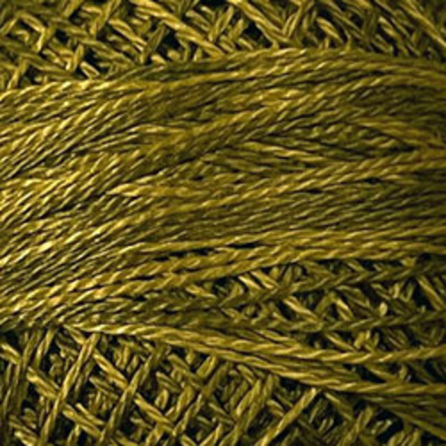 Perle Cotton Size 8, variegated: O153 - Golden Moss