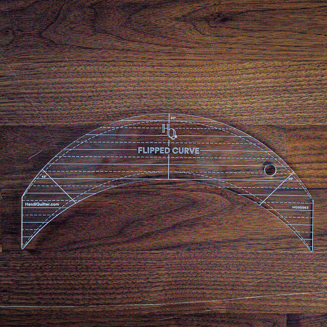 Flipped Curve Ruler