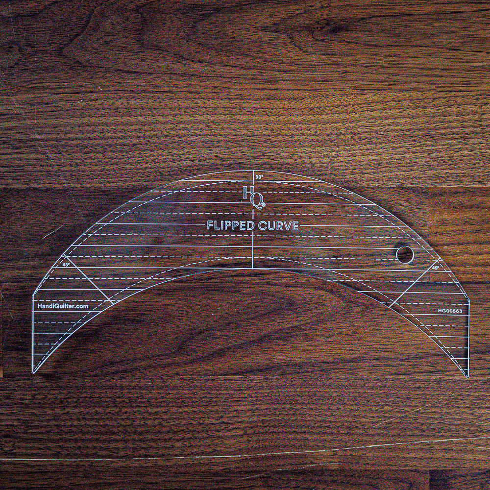 HQ Flipped Curve Ruler - Stitch by Stitch