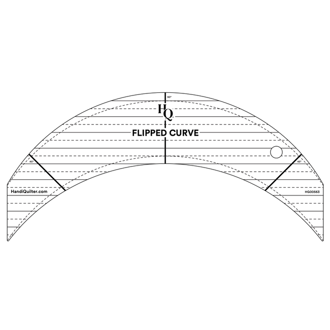 Flipped Curve Ruler