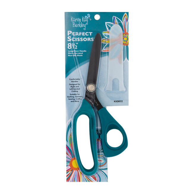 Perfect Scissors Dark Teal 8 1/2" Bent Handle  (Microserrated)