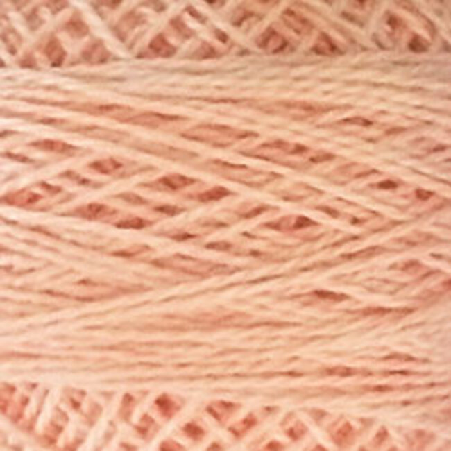 Perle Cotton Size 12 Solid: 62 - Peach Rose Light