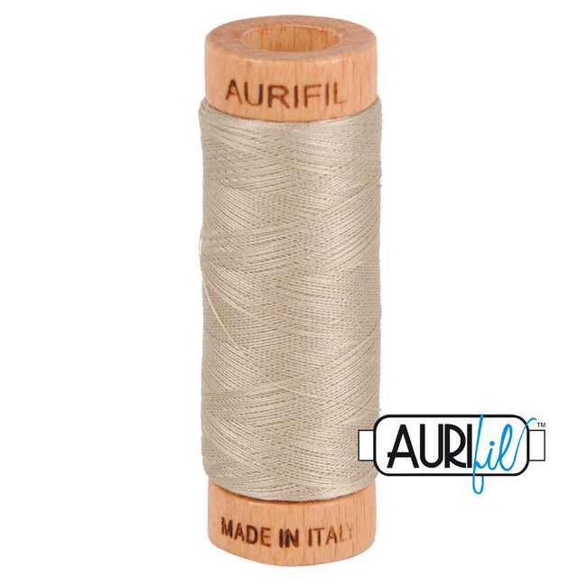 AURIFIL 80 WT Rope Beige Cotton 5011 300m