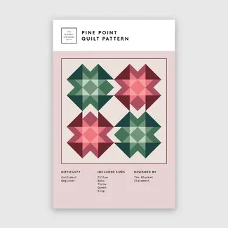 The Blanket Statement Pine Point Quilt Pattern