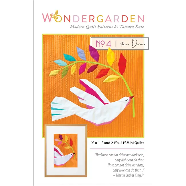 Wonder Garden No 4 - The Dove Mini Quilt Pattern