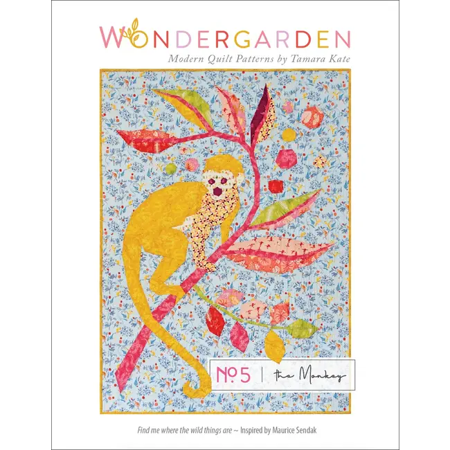 Wonder Garden No 5 - The Monkey Quilt Pattern