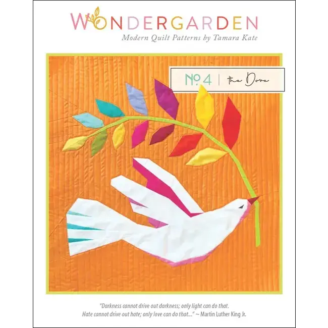 Wonder Garden No 4 - The Dove Mini Quilt Pattern