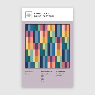 The Blanket Statement Paint Lake Quilt Pattern