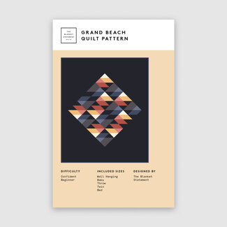 The Blanket Statement Grand Beach Quilt Pattern