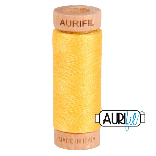 Aurifil 80 WT cotton 1135 Pale Yellow