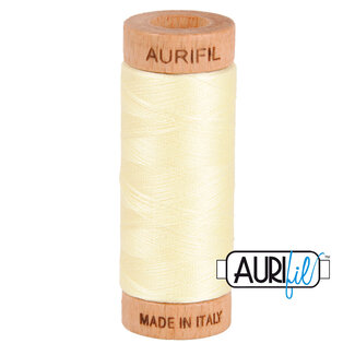 AURIFIL Aurifil 80 WT cotton 2110 Light Lemon