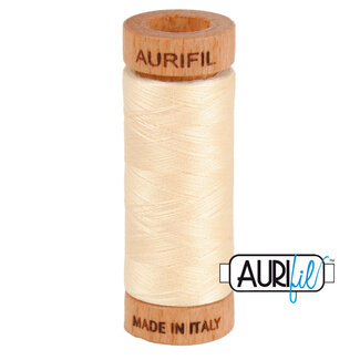 AURIFIL Aurifil 80 WT cotton 2123 Butter