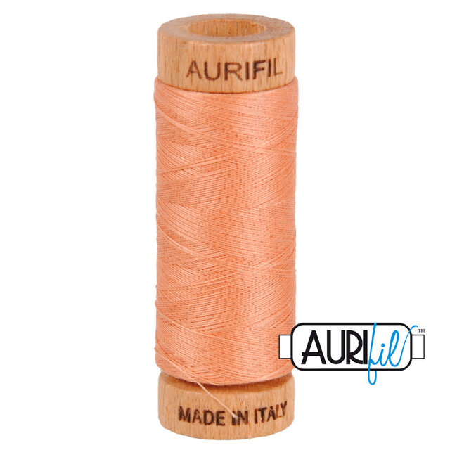 Aurifil 80 WT cotton 2215 Peach