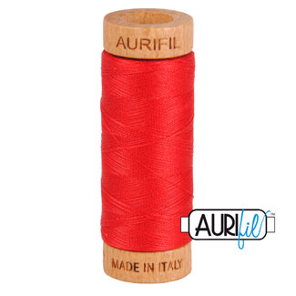 AURIFIL Aurifil 80 WT cotton 2250 Red