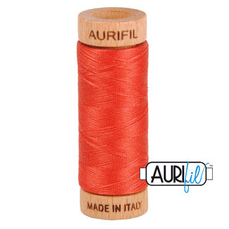 AURIFIL Aurifil 80 WT cotton 2255 Dark Red Orange