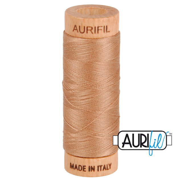 Aurifil 80 WT cotton 2340 Cafe au Lait