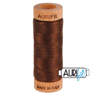 AURIFIL Aurifil 80 WT cotton 2360 Chocolate
