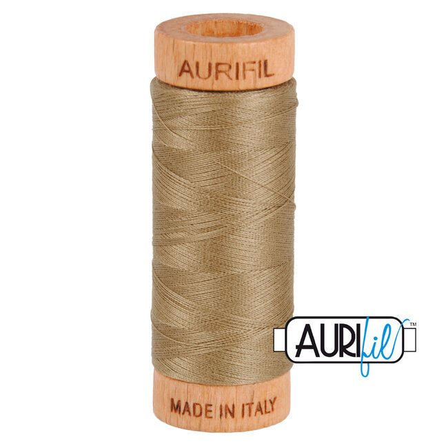 Aurifil 80 WT cotton 2370 Sandstone