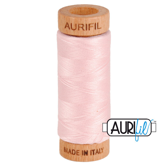 Aurifil 80 WT cotton 2410 Pale Pink