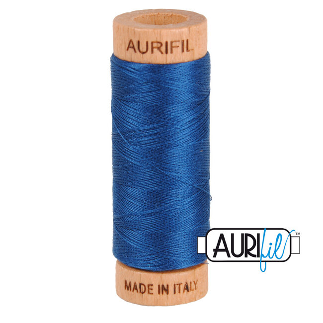 Aurifil 80 WT cotton 2783 Medium Delft Blue