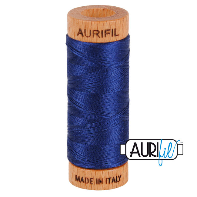 Aurifil 80 WT cotton 2784 Dark Navy