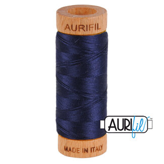AURIFIL Aurifil 80 WT cotton 2785 Very Dark Navy