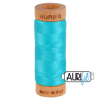 AURIFIL Aurifil 80 WT cotton 2810 Turquoise