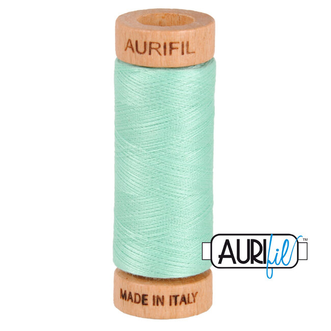 Aurifil 80 WT cotton 2835 Medium Mint