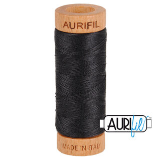 AURIFIL Aurifil 80 WT cotton 4241 Very Dark Grey