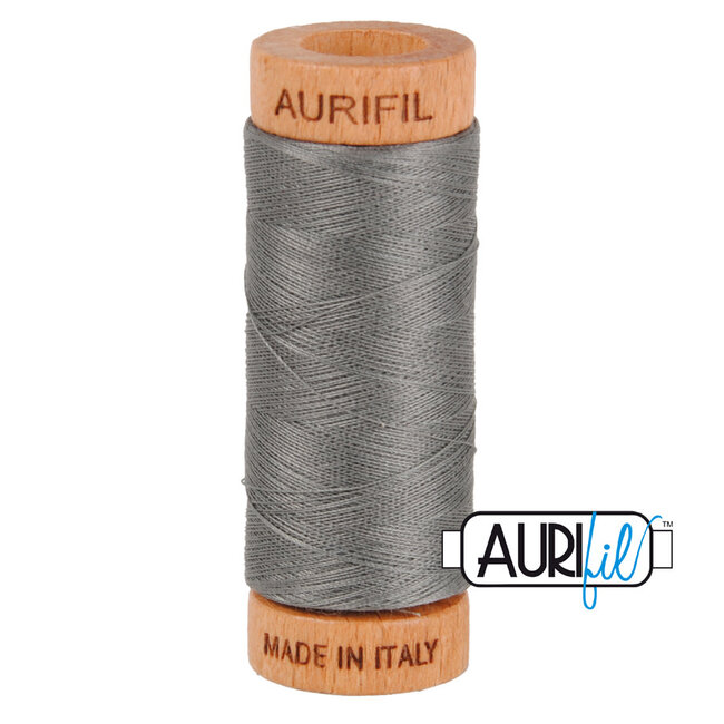 Aurifil 80 WT cotton 5004 Grey Smoke
