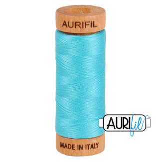 AURIFIL Aurifil 80 WT cotton 5005 Bright Turquoise