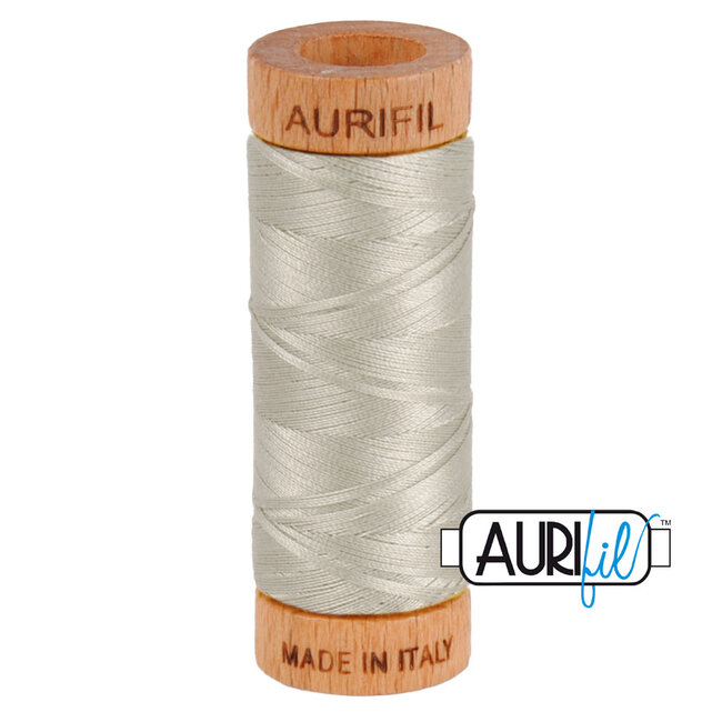 Aurifil 80 WT cotton 5021 Light Grey