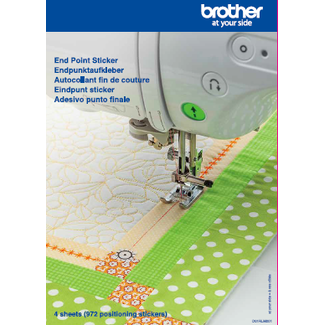 Brother End point sticker
