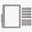 Magnetic frame (7" x 12") - Compatible with VM, XJ, XV, XP