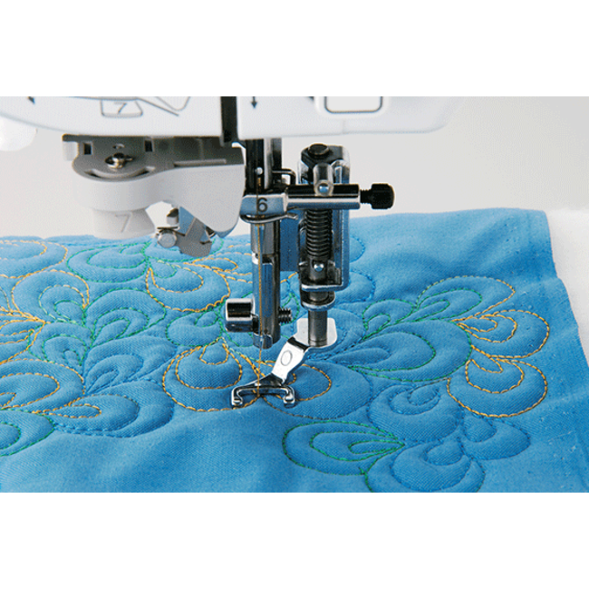 Freemotion quilting foot, open toe for Brother