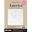 Dishcloth Kit - Sashiko World - America - Grandmother's Flower Garden