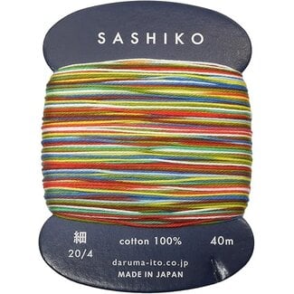 Daruma Carded Variegated Sashiko Thread, Thin - Paper Balloon