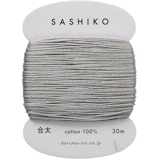 Daruma Carded Sashiko Thread, Thick - Gray 217