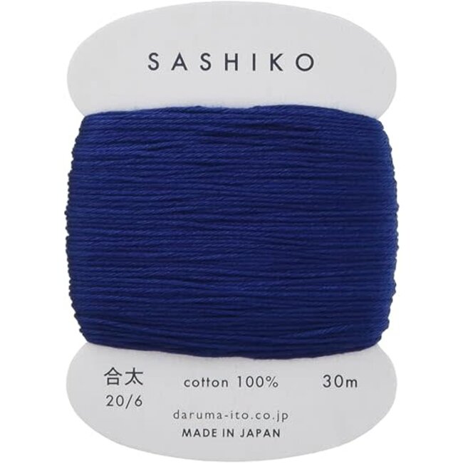 Carded Sashiko Thread, Thick - Navy