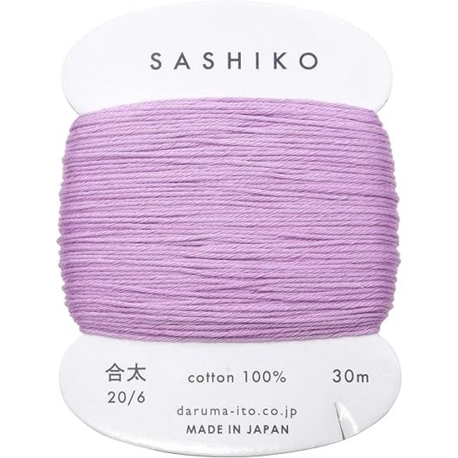 Carded Sashiko Thread, Thick - Lilac 210