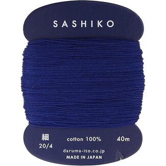 Daruma Carded Sashiko Thread, Thin - Navy 215