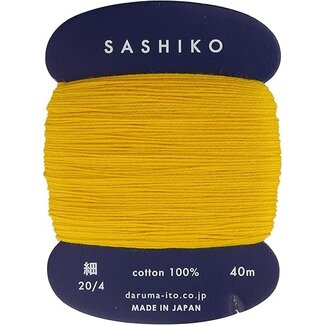 Daruma Carded Sashiko Thread, Thin - Golden Yellow