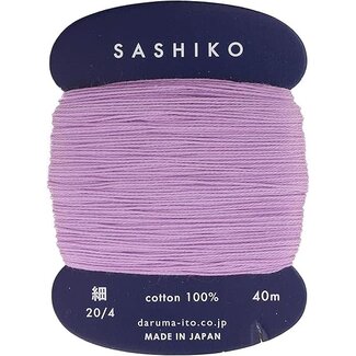 Daruma Carded Sashiko Thread, Thin - Lilac 210