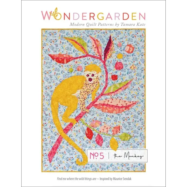Wonder Garden No 5 - The Monkey Quilt Pattern