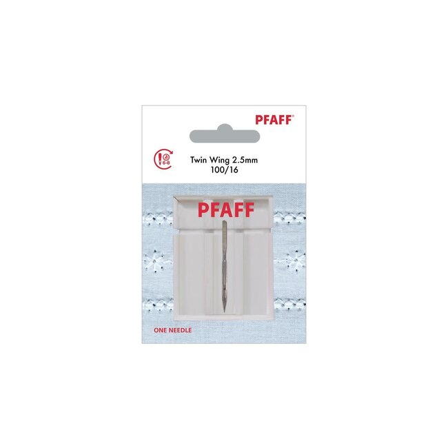 Pfaff Twin Wing Needle - Size 100/16 - 2.5mm 1 pack