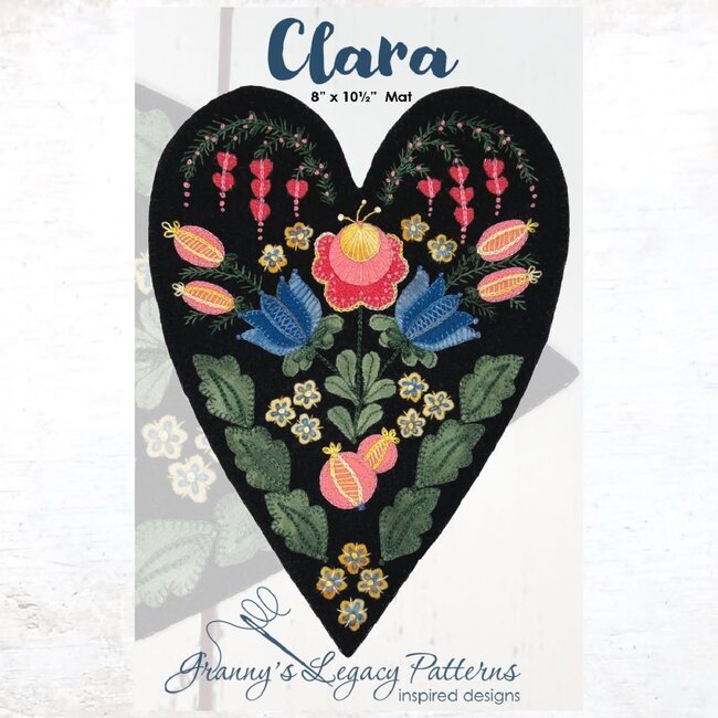 Clara Wool Applique Pattern