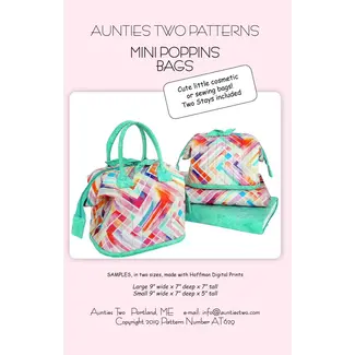 Aunties Two Patterns AUNTIES TWO  Mini Poppins Bags