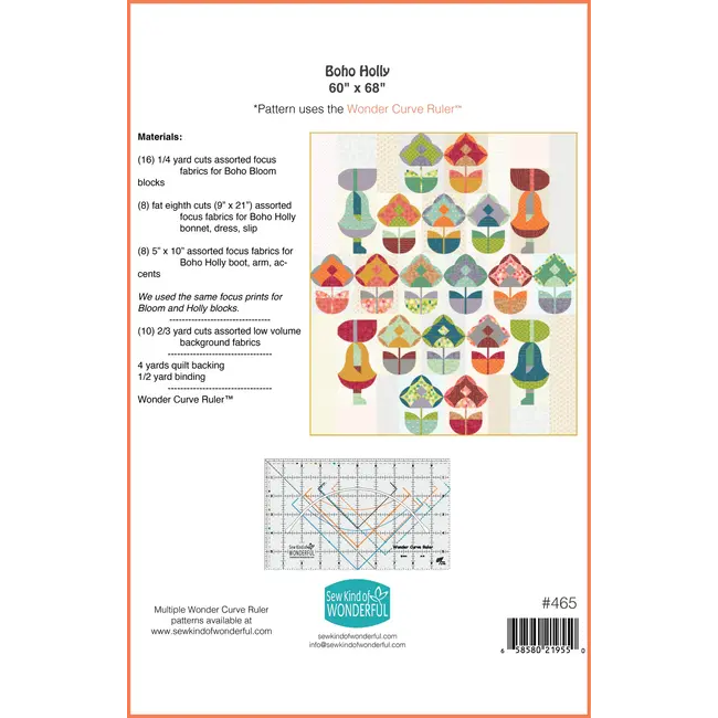 Boho Holly Quilt Pattern