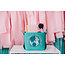 Folding Storage Tote- Turquoise