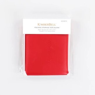 Kimberbell Designs Folding Storage Tote- Red